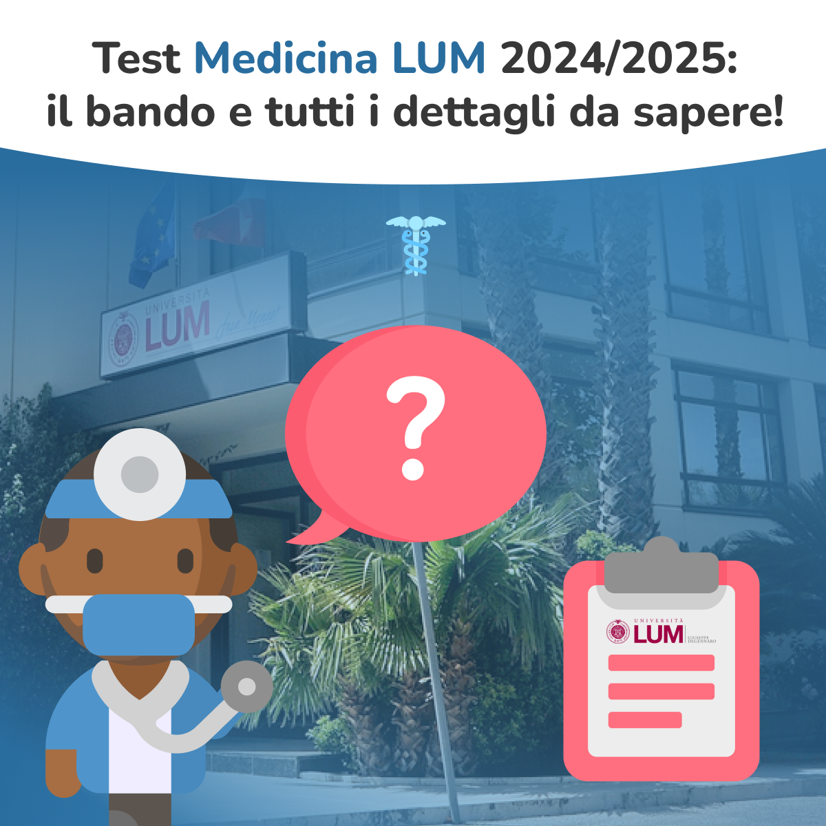 test medicina LUM 2024 2025