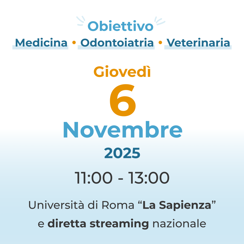 obiettivo medicina odontoiatria veterinaria 6 novembre