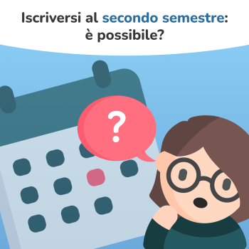 iscriversi al secondo semestre test d'ingresso